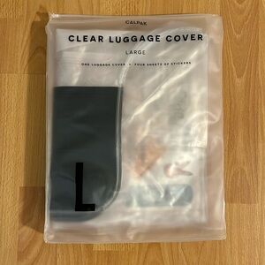 Calpak Large CLEAR Luggage Cover (unused)